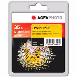 AgfaPhoto APET263PBD, Nero per foto, Inchiostro colorato, 12 ml, 1 pz, 700 pagine