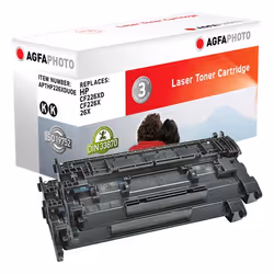 AgfaPhoto APTHP226XDUOE, 9000 pagine, Nero, 2 pz