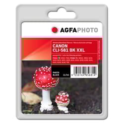 AgfaPhoto APCCLI581XXLBK cartuccia d'inchiostro 1 pz Compatibile Nero per foto