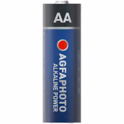 AgfaPhoto 110-819969, Batteria monouso, Stilo AA, Alcalino, 1,5 V, 24 pz, Nero, Blu, Rosso, Bianco