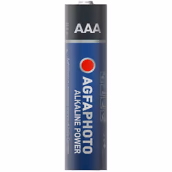 AgfaPhoto 110-859361, Batteria monouso, Mini Stilo AAA, Alcalino, 1,5 V, 100 pz, Nero, Blu, Rosso, Bianco