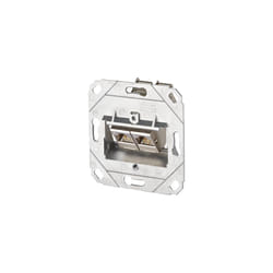 METZ CONNECT E-DAT 2x UP0 Cat.6A presa energia RJ-45 Argento