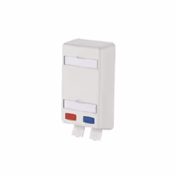 METZ CONNECT 1309150102-E, 2 x RJ-45, 6a, Blu, Grigio, Rosso, 55 mm, 30,5 mm, 102 mm