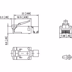 METZ CONNECT 1401505010-E cavo di collegamento RJ45 Metallico