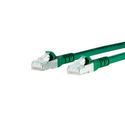 METZ CONNECT Cat.6A cavo di rete Verde 2 m Cat6a S/FTP (S-STP)