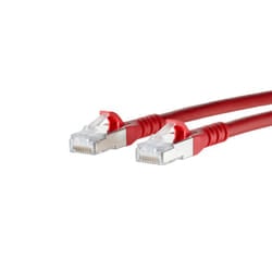 METZ CONNECT Cat6A S/FTP, 0.5m cavo di rete Rosso 0,5 m S/FTP (S-STP)