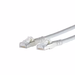 METZ CONNECT Cat.6A, 3 m, Cat6a, S/FTP (S-STP), RJ-45, RJ-45, Bianco