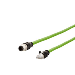 METZ CONNECT 142M4D15010 cavo di rete Verde 1 m Cat5e S/UTP (STP)