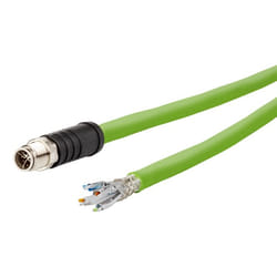 METZ CONNECT 142M6X10020 cavo per sensori e attuatori 2 m M12 Verde