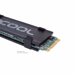Alphacool HDX - M.2 SSD M01 M.2 NVMe SSD Dissipatore di calore/Radiatore Nero - Vista aggiuntiva 5