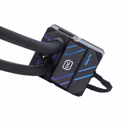 Alphacool Pro Aurora 420 CPU AIO Processore Kit di raffreddamento a liquido 14 cm Nero, Bianco - Vista aggiuntiva 6