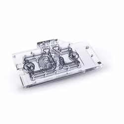 Alphacool Aurora Acryl GPX-N, Blocco d'acqua + Dissipatore di calore, Alluminio, 3-Pin JST, 1/4", CE, FC, RoHS, ASUS ROG Stri ...