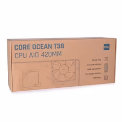 Alphacool T38 Processore Kit di raffreddamento a liquido 14 cm Nero - Vista aggiuntiva 7