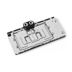 Aquatuning GmbH 1023662 Scheda grafica Piastra posteriore Nero, Trasparente 1 pz