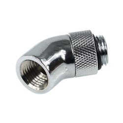 Alphacool 64197 raccordo e adattatore per tubo Connettore per tubo Ottone, Cromo Cromo 1 pz
