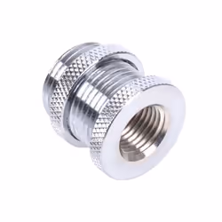 Alphacool 17068, Connettore per tubo, 1/4", Maschio/Femmina, Ottone, Cromo