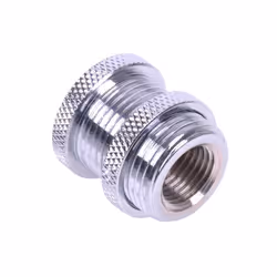 Alphacool 17068 Connettore per tubo Ottone Cromo 1 pz