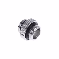 Alphacool 17398, Connettore per tubo, 1/4", Maschio/Maschio, Ottone, Cromo