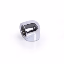 Alphacool 17589, Guarnizione, Ottone, Cromo, 1/4", 90°, Femmina
