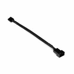 Alphacool 18673, Prolunga del cavo, Plastica, Nero, 4-pin + 4-pin, 150 mm, 1 pz
