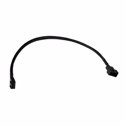 Alphacool 18674, Prolunga del cavo, Plastica, Nero, 4-pin + 4-pin, 300 mm, 1 pz