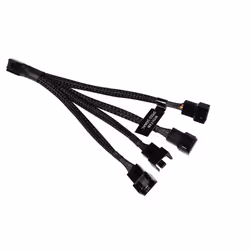 Alphacool 18682, Cavo splitter RGB, Plastica, Nero, 4 piedini, 150 mm, 1 pz