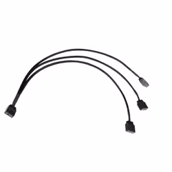 Alphacool 18708, Cavo splitter RGB, Plastica, Nero, 3-pin, 300 mm, 1 pz