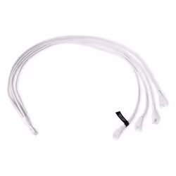Alphacool 18730, Cavo splitter RGB, Plastica, Bianco, 4 piedini, 600 mm, 1 pz