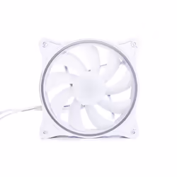 Alphacool Rise Aurora Case per computer Ventilatore 12 cm Bianco 1 pz