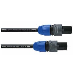Cordial CPL 20 LL 2 cavo audio 20 m Speakon Nero, Blu
