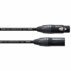 Cordial CPM 10 FM, XLR (3-pin), Maschio, XLR (3-pin), Femmina, 10 m, Nero