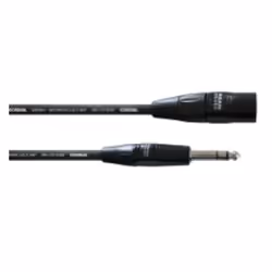 Cordial CIM 1.5 MV, XLR (3-pin), Maschio, 6.35mm, Maschio, 1,5 m, Nero