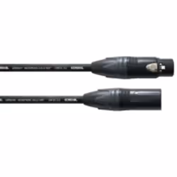 Cordial CPM 3 FM-FLEX, XLR (3-pin), Maschio, XLR (3-pin), Maschio, 3 m, Nero