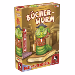 Pegasus Spiele Bookworm, Carta da gioco, Scambio di carte, 8 anno/i, 10 min, 30 min, Gioco di famiglia