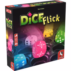 Pegasus Spiele Dice Flick, Gioco da tavolo, Famiglia, 6 anno/i, 10 min, Gioco di famiglia