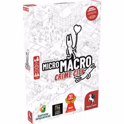 Pegasus Spiele MicroMacro: Crime City, Gioco da tavolo, Deduzione, 10 anno/i, 15 min, Gioco di famiglia