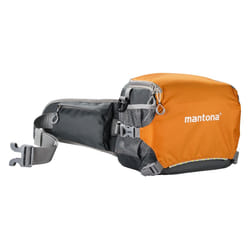 Mantona 20583 custodia per fotocamera Custodia semirigida Grigio, Arancione