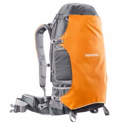 Mantona ElementsPro 40, Zaino, Ogni marca, Grigio, Arancione