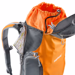 Mantona ElementsPro 40 Zaino Grigio, Arancione
