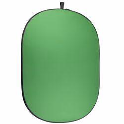 Walimex 20732 sfondi per foto Cotone, Metallo Monocromatico Blu, Verde