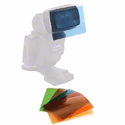 Walimex 16964, Blu, Verde, Magenta, Arancione, Giallo, Plastica, 55 g, 80 mm, 50 mm