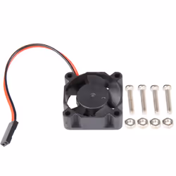 Joy-iT SBC-FAN-303010 sistema di raffreddamento per computer Case per computer Ventilatore 3 cm Nero