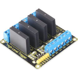 Joy-iT SBC-SSR01 accessorio per scheda di sviluppo Modulo di relè Nero, Blu, Oro, Argento