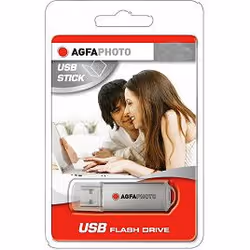 AgfaPhoto 4GB Drive, 4 GB, USB tipo A, 2.0, Cuffia, Grigio