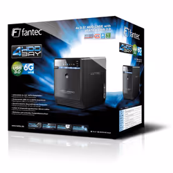 Fantec QB-35US3-6G Custodia per Disco Rigido (HDD) Nero 3.5"