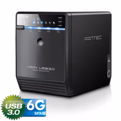 Fantec QB-35US3-6G Custodia per Disco Rigido (HDD) Nero 3.5"