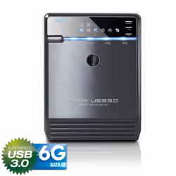 Fantec QB-35US3-6G Custodia per Disco Rigido (HDD) Nero 3.5" - Vista aggiuntiva 4