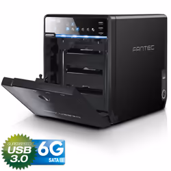 Fantec QB-35US3-6G Custodia per Disco Rigido (HDD) Nero 3.5" - Vista aggiuntiva 5