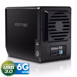 Fantec QB-35US3-6G Custodia per Disco Rigido (HDD) Nero 3.5" - Vista aggiuntiva 6