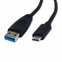 Fantec 2170 cavo USB USB 3.2 Gen 1 (3.1 Gen 1) 0,8 m USB A USB C Nero